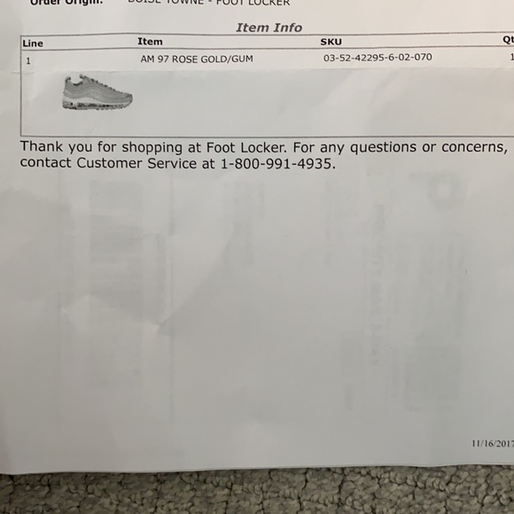 Nike Air Max 97 Rose Gold - Picture 7 of 7